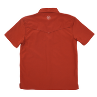 San Jac Youth Short Sleeve Performance Shirt - Rust-Short Sleeve Shirt-San Jac Outdoors