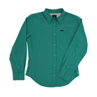 San Jac Women's Long Sleeve Performance Shirt - Teal-Long Sleeve Shirt-San Jac Outdoors