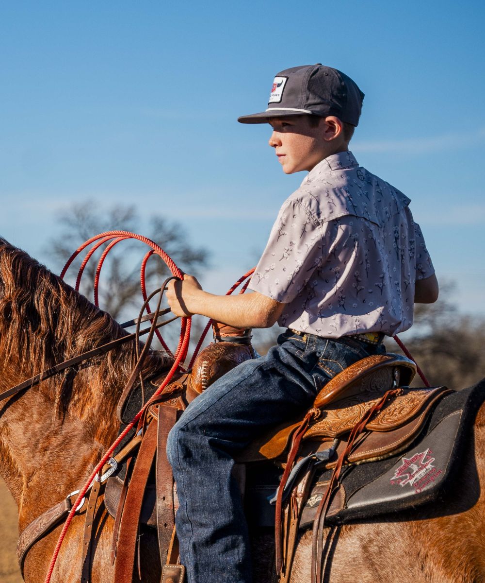San Jac Youth Short Sleeve Performance Shirt - Cotton-Short Sleeve Shirt-San Jac Outdoors