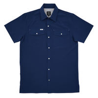 San Jac Men's Short Sleeve Performance Shirt - Navy