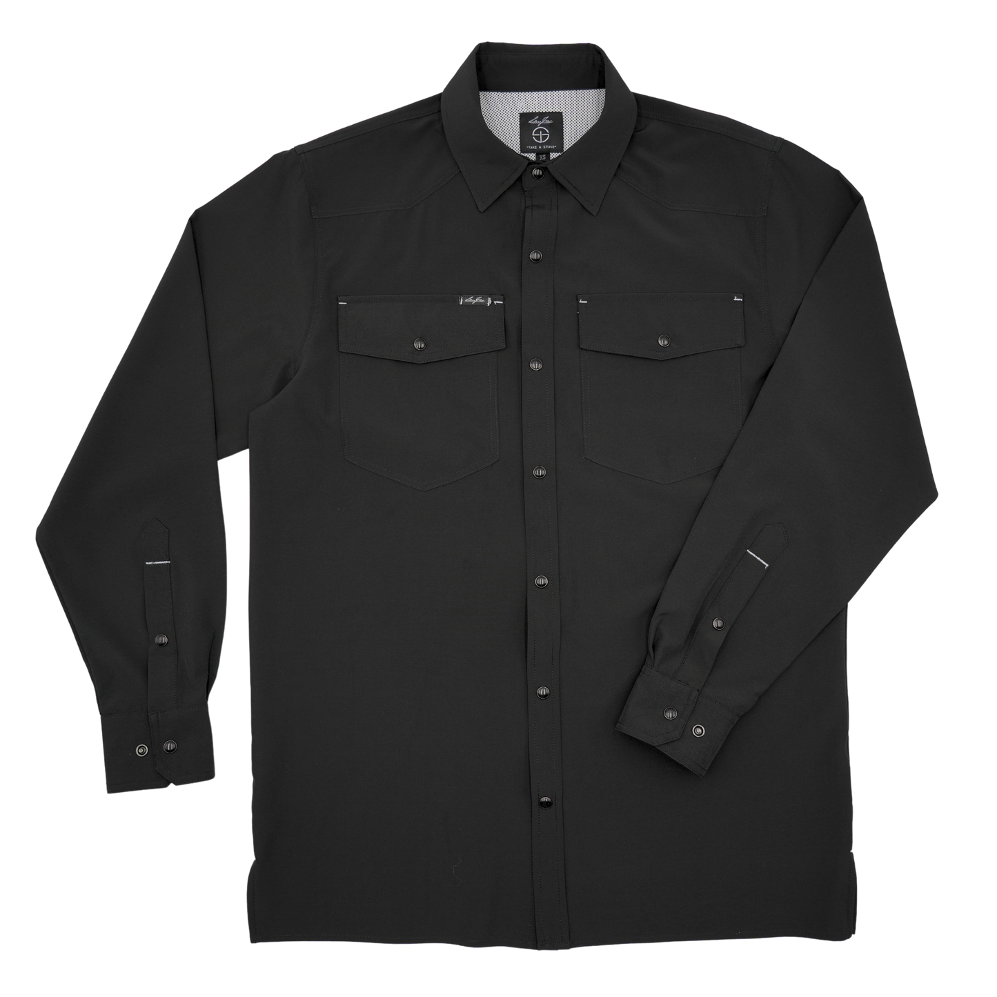 San Jac Youth Long Sleeve Performance Shirt - Midnight