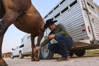 San Jac Men's Long Sleeve Performance Shirt - Olive Green-Long Sleeve Shirt-San Jac Outdoors