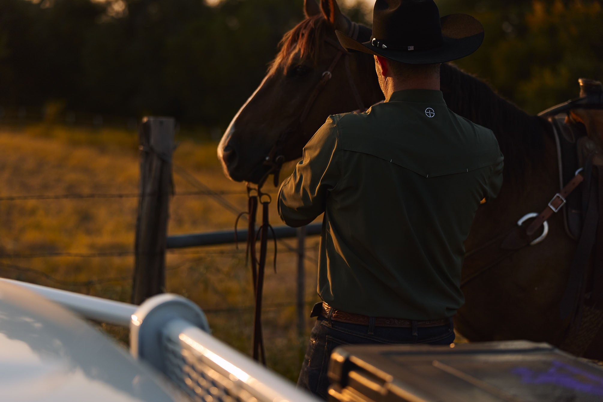 San Jac Men's Long Sleeve Performance Shirt - Olive Green-Long Sleeve Shirt-San Jac Outdoors