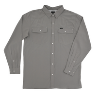 San Jac Men's Long Sleeve Performance Shirt - Grey