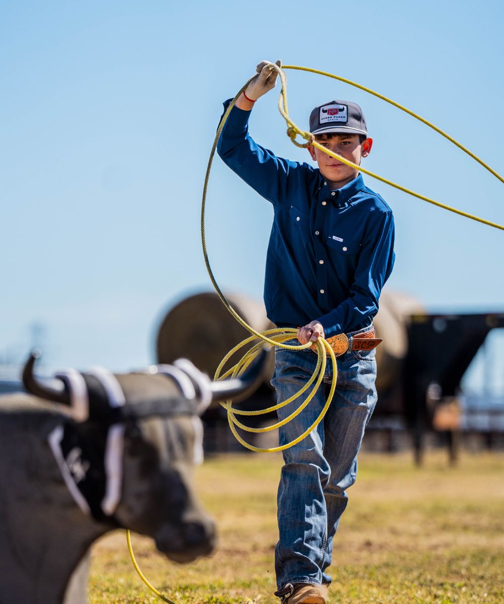 San Jac Youth Long Sleeve Performance Shirt - Navy-Long Sleeve Shirt-San Jac Outdoors