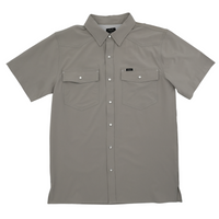 San Jac Men's Short Sleeve Performance Shirt - Grey