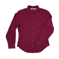 San Jac Women’s Long Sleeve Performance Shirt - Maroon-Long Sleeve Shirt-San Jac Outdoors