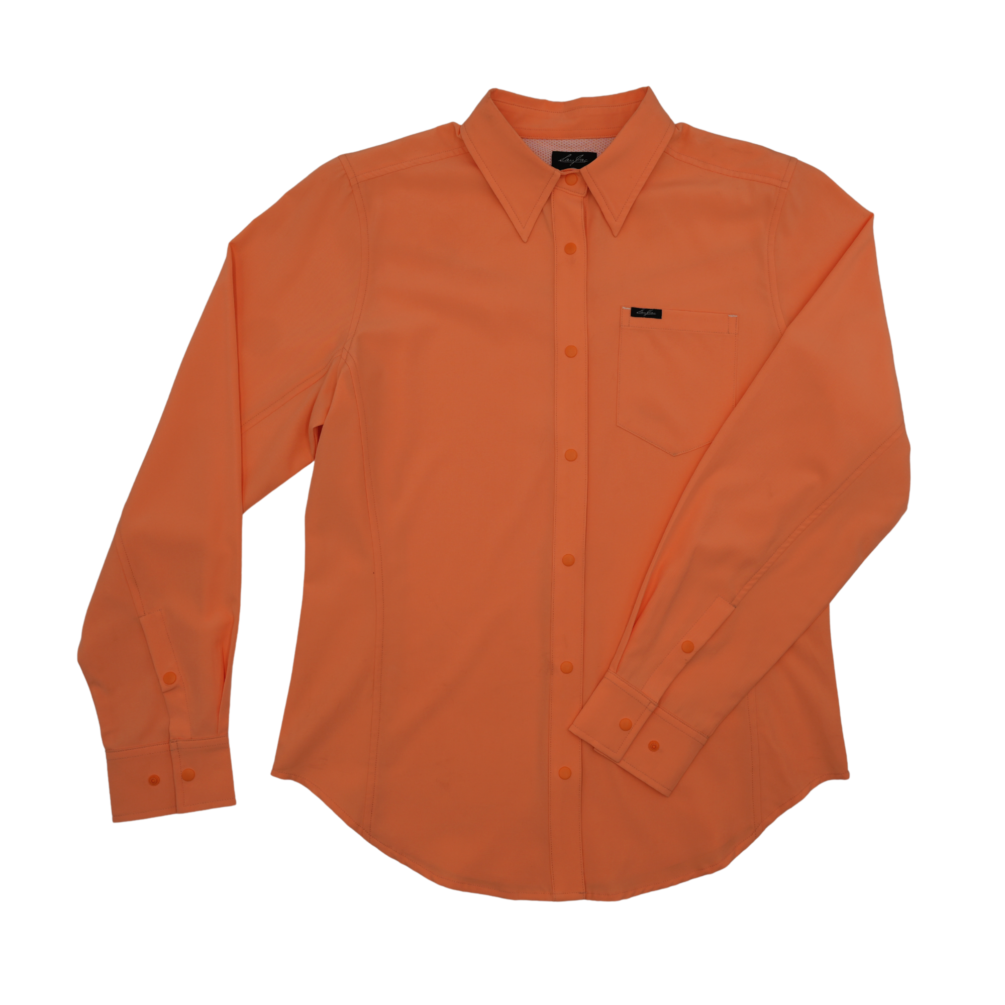 San Jac Women's Long Sleeve Performance Shirt - Coral-Long Sleeve Shirt-San Jac Outdoors