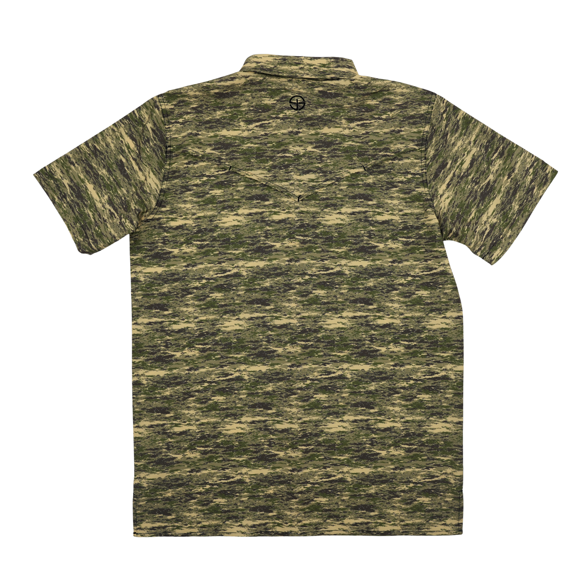 San Jac Men's Short Sleeve Performance Shirt - Camo-Short Sleeve Shirt-San Jac Outdoors
