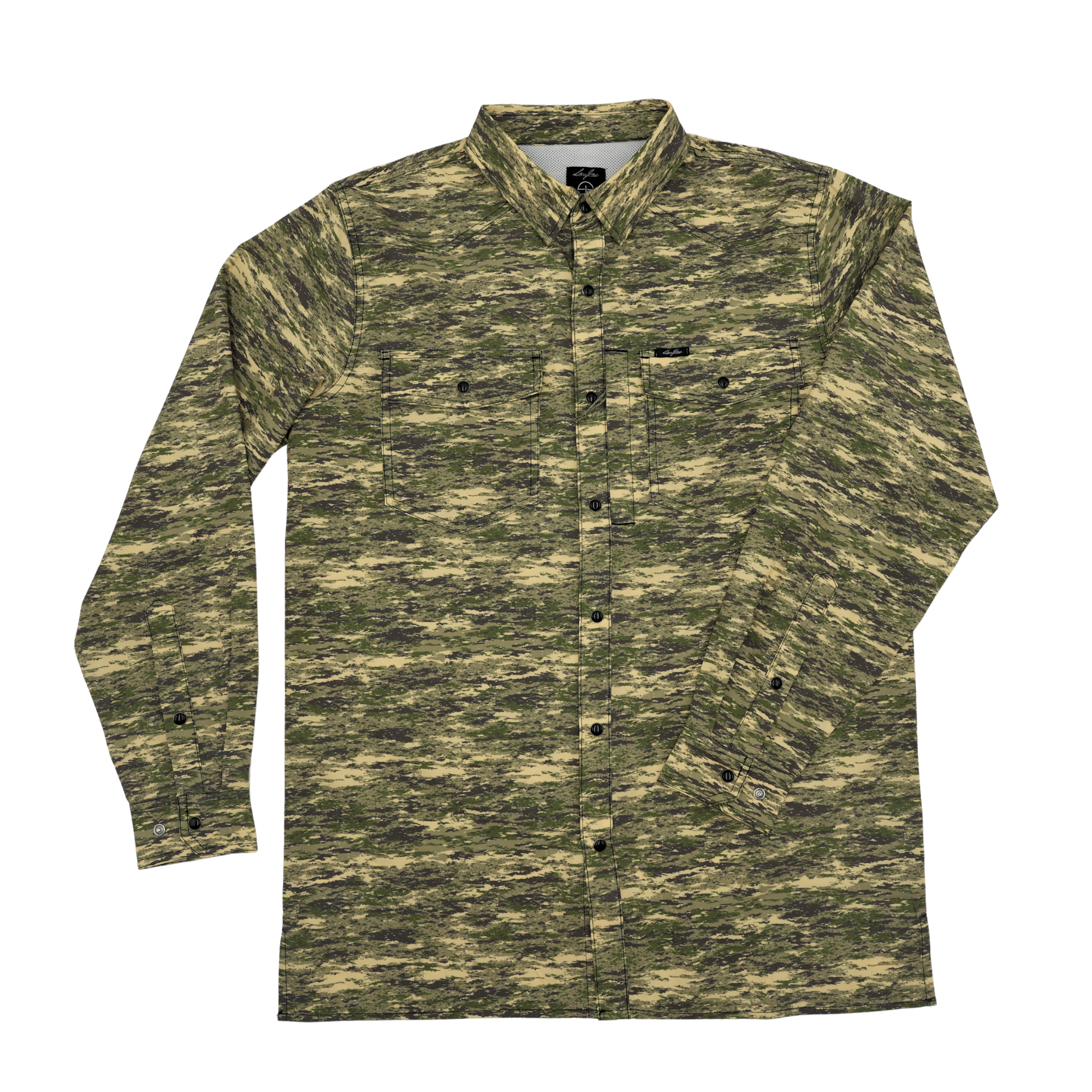 San Jac Youth Long Sleeve Performance Shirt - Camo-Long Sleeve Shirt-San Jac Outdoors