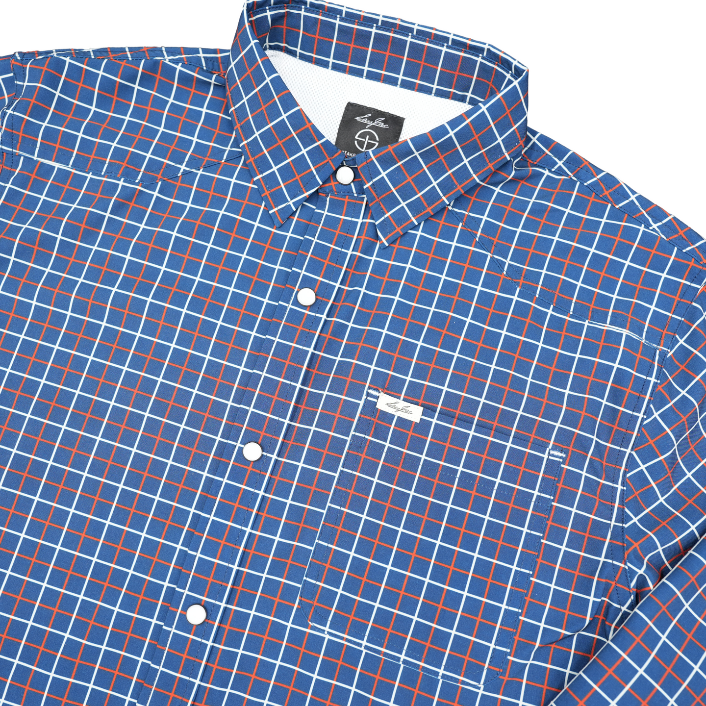 San Jac Men's Long Sleeve Performance Shirt - Grid-Long Sleeve Shirt-San Jac Outdoors