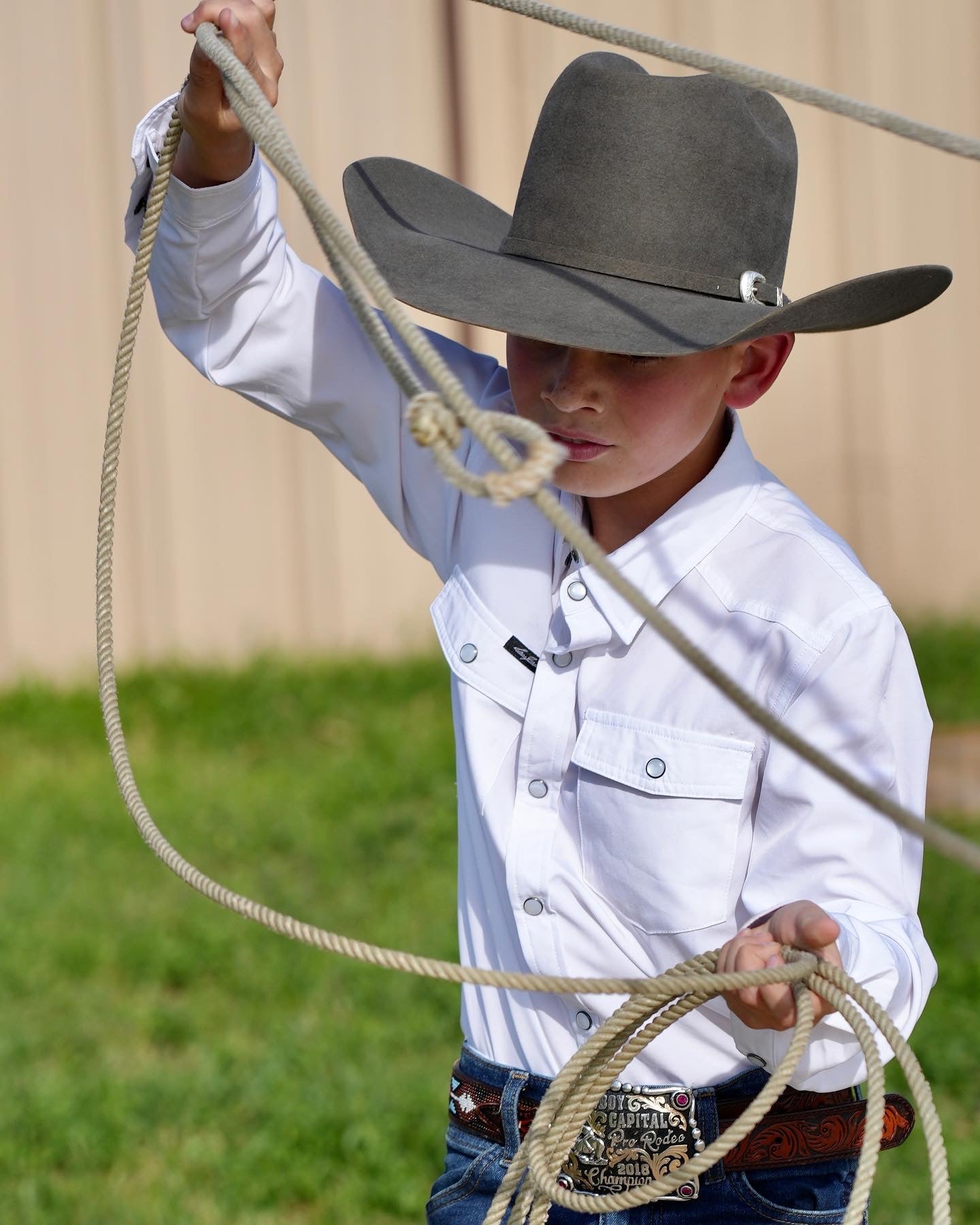 San Jac Youth Long Sleeve Performance Shirt - White-Long Sleeve Shirt-San Jac Outdoors
