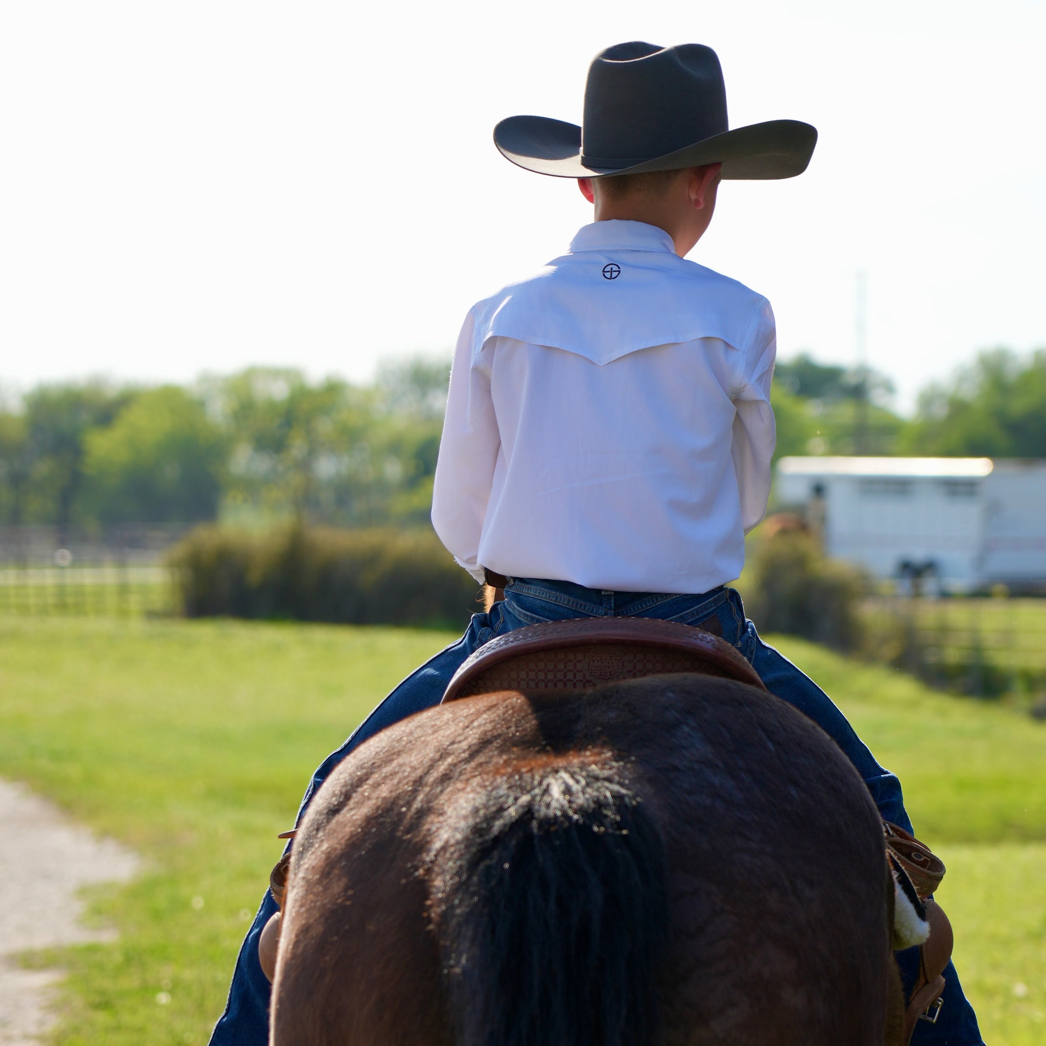 San Jac Youth Long Sleeve Performance Shirt - White-Long Sleeve Shirt-San Jac Outdoors