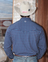 San Jac Men's Long Sleeve Performance Shirt - Grid-Long Sleeve Shirt-San Jac Outdoors