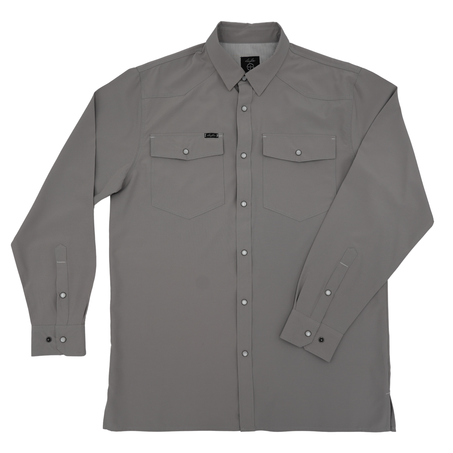 San Jac Youth Long Sleeve Performance Shirt - Grey