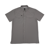 San Jac Youth Short Sleeve Performance Shirt - Grey