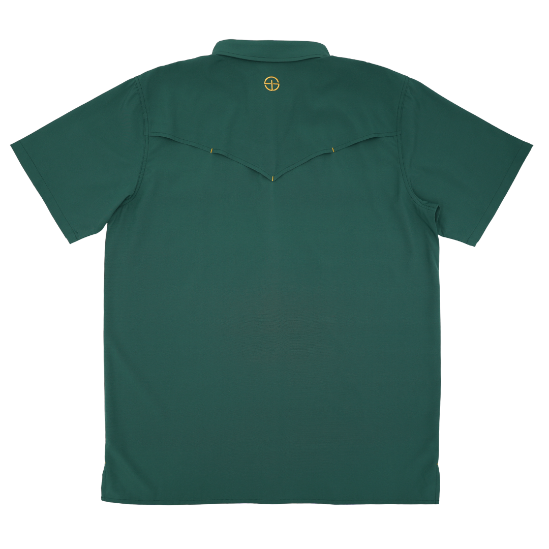 San Jac Youth Short Sleeve Performance Pearl Snap Shirt - The Master's