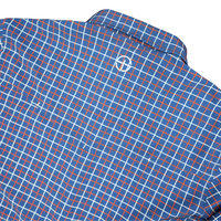 San Jac Men's Long Sleeve Performance Shirt - Grid