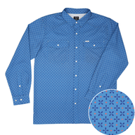 San Jac Youth Long Sleeve Performance Pearl Snap Shirt - The Blue Daisy