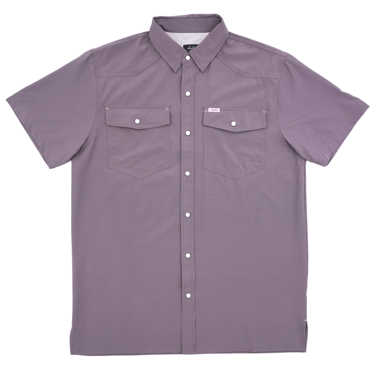 San Jac Men’s Short Sleeve Performance Shirt - Mulberry