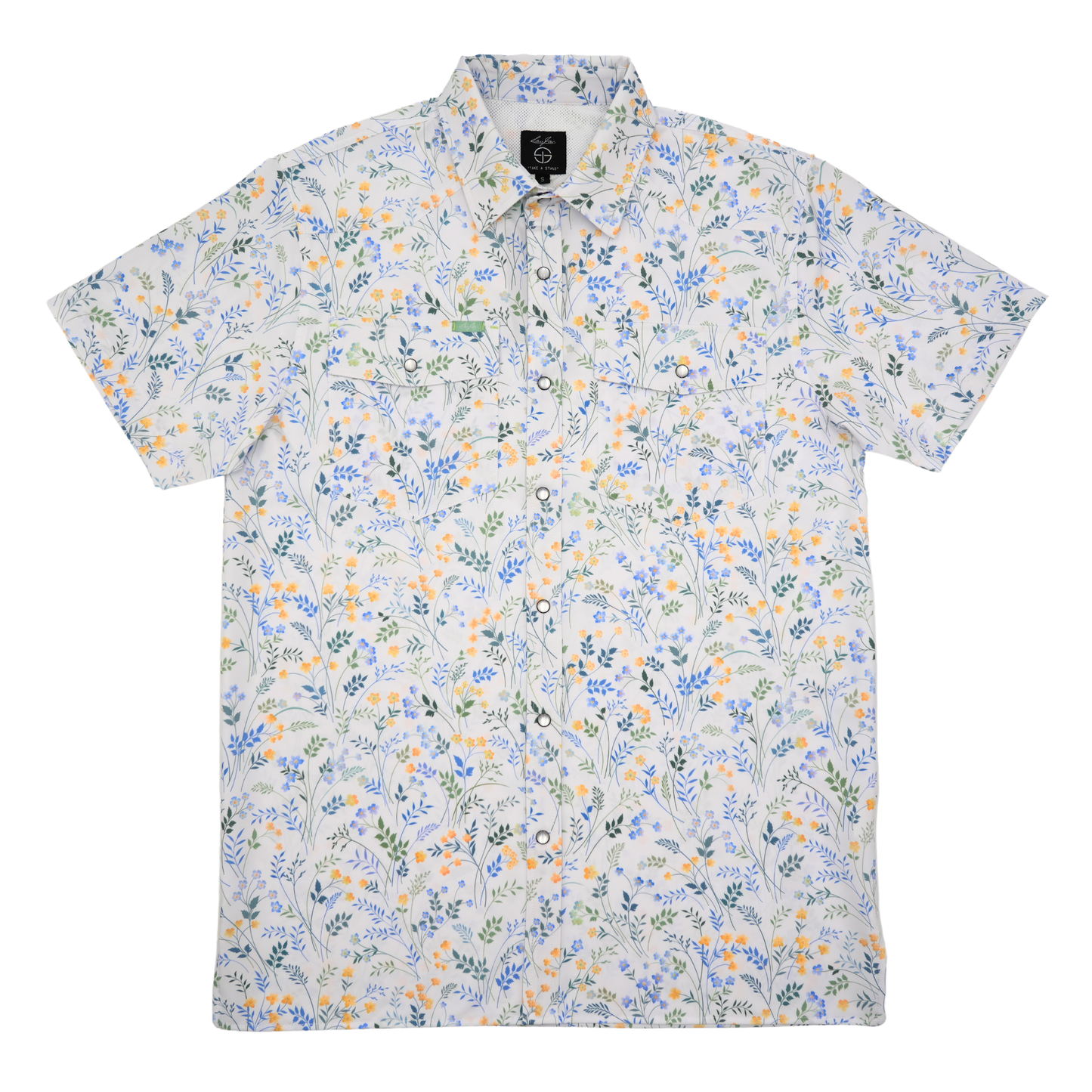 San Jac Youth Short Sleeve Performance Shirt - Wildflower