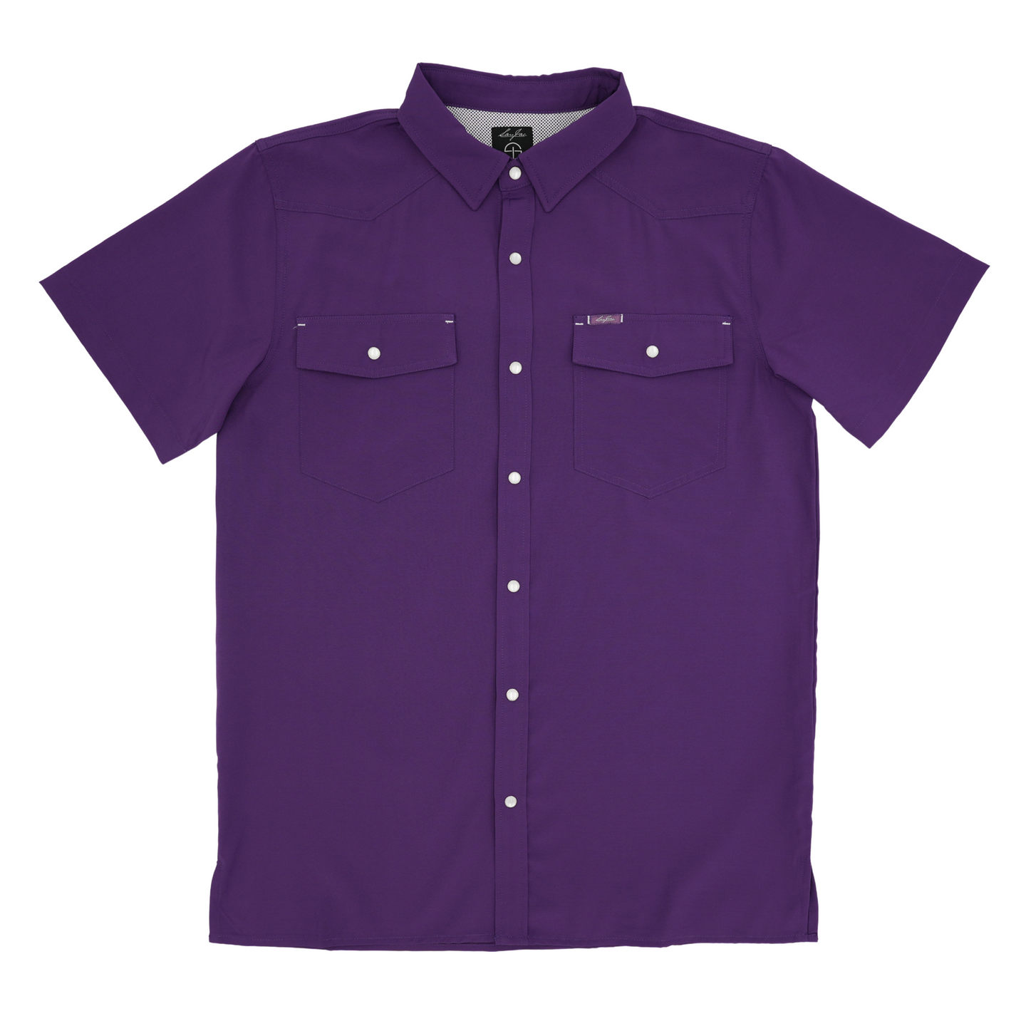 San Jac Youth Short Sleeve Performance Shirt - Purple