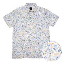 San Jac Men's Short Sleeve Performance Shirt - Wildflower