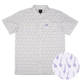 San Jac Men's Short Sleeve Performance Pearl Snap Shirt - Lone Star Bloom