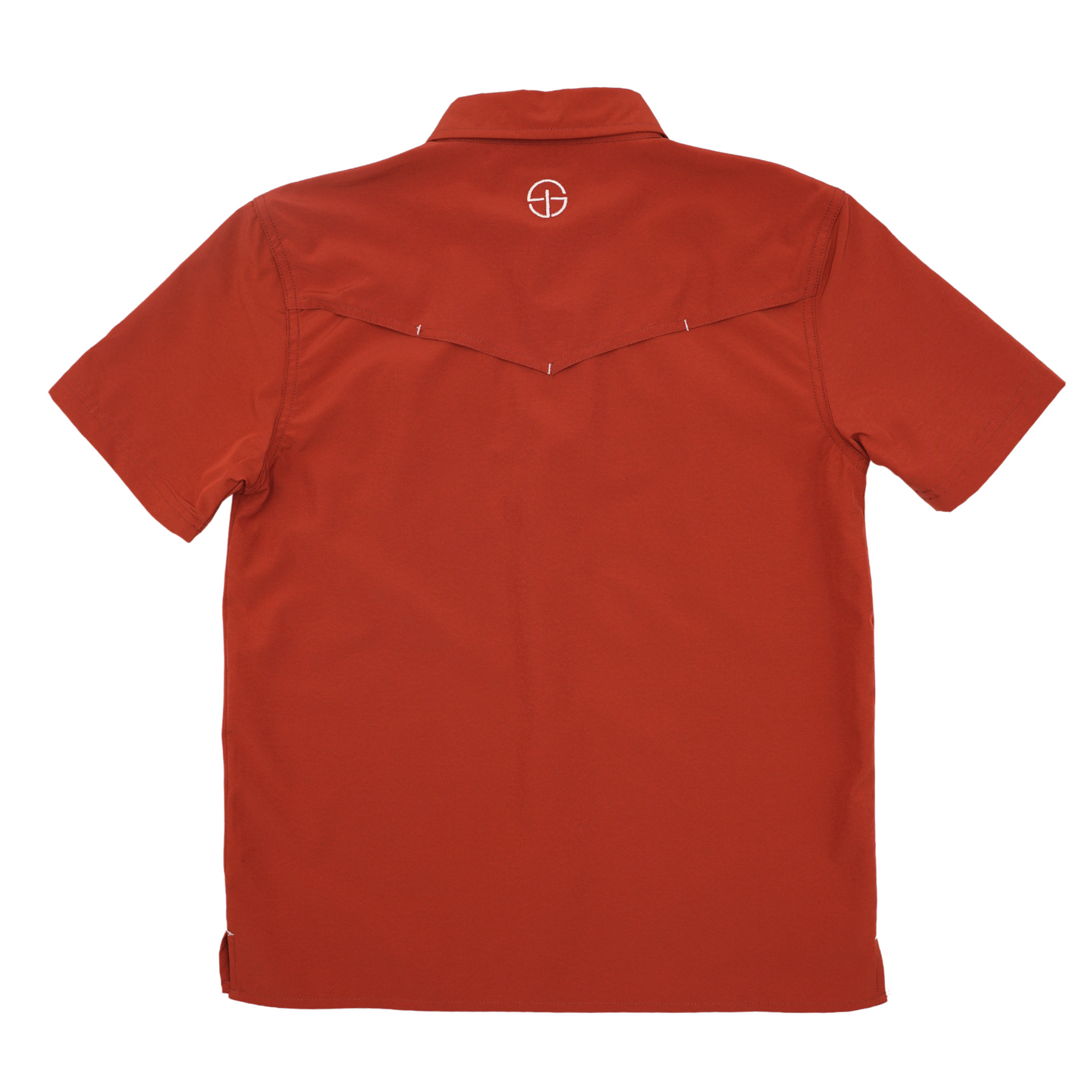 San Jac Youth Short Sleeve Performance Shirt - Rust