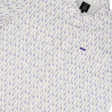 San Jac Men's Short Sleeve Performance Pearl Snap Shirt - Lone Star Bloom