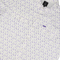 San Jac Men's Short Sleeve Performance Pearl Snap Shirt - Lone Star Bloom