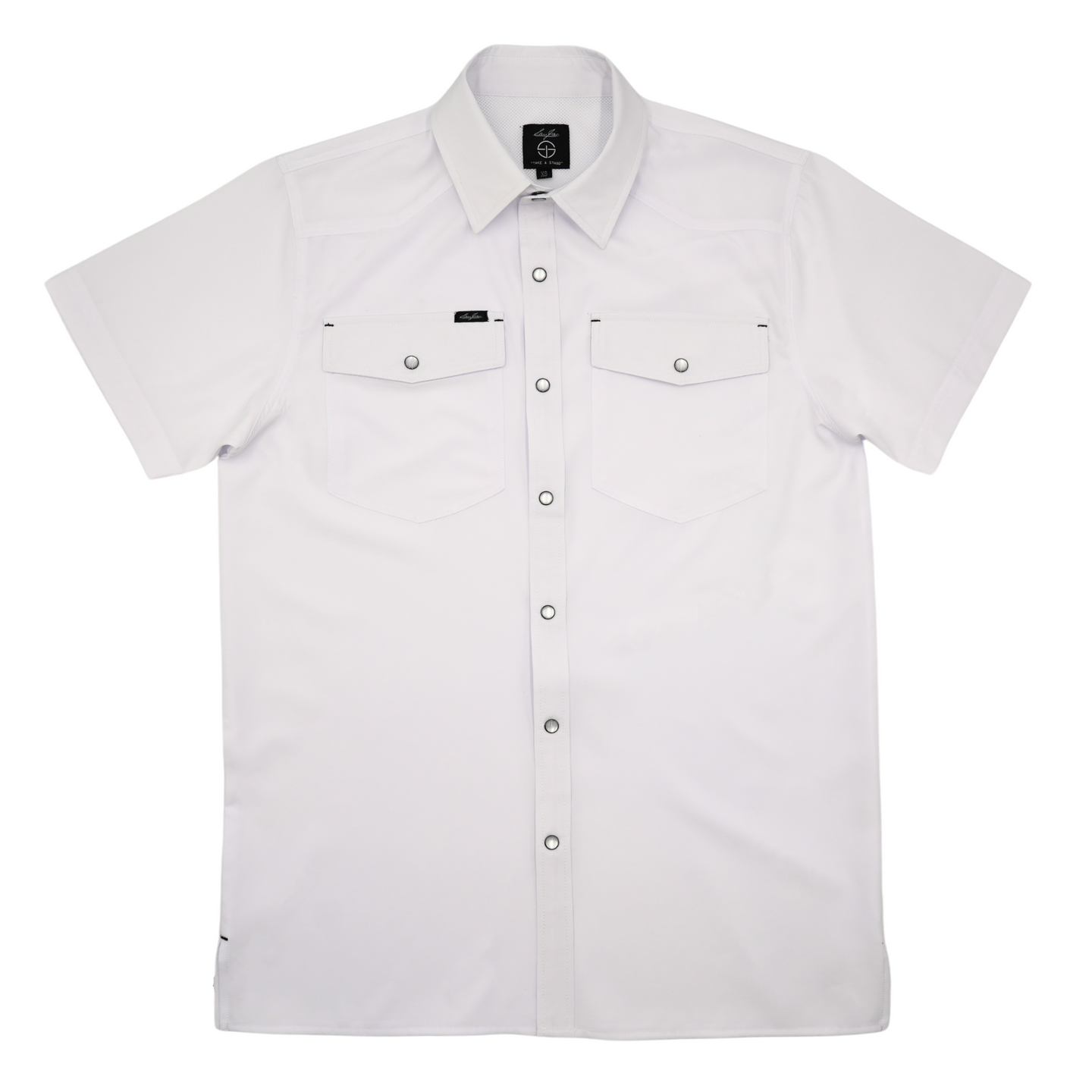 San Jac Men's Short Sleeve Performance Shirt - White