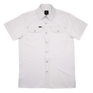 San Jac Men's Short Sleeve Performance Shirt - White