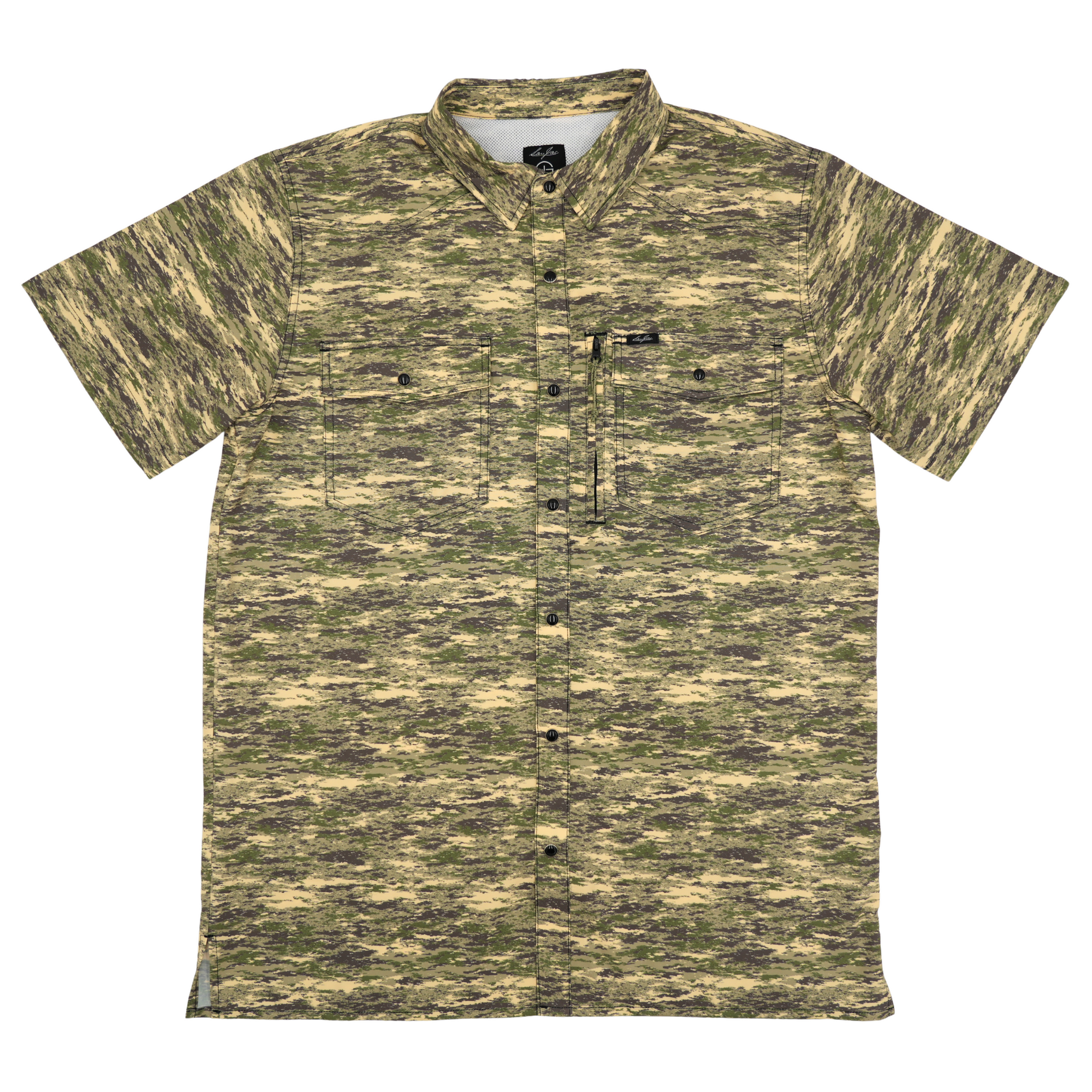 San Jac Men's Short Sleeve Performance Shirt - Camo
