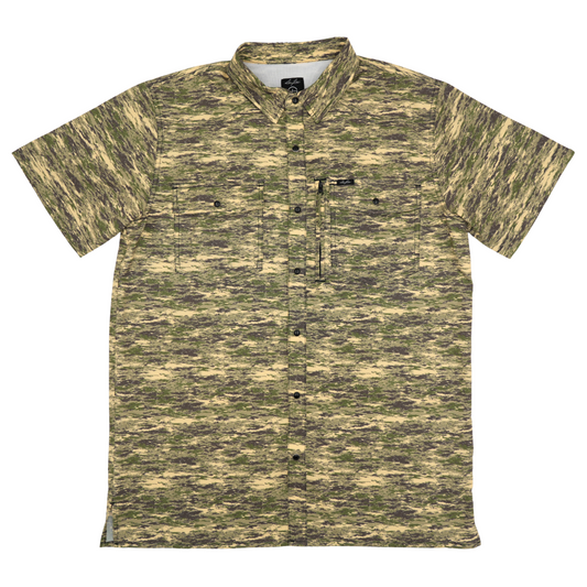 San Jac Men's Short Sleeve Performance Shirt - Camo