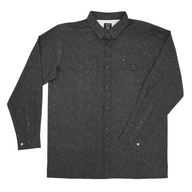 San Jac Men's Long Sleeve Performance Shirt - Tooled Black