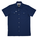 San Jac Men's Short Sleeve Performance Shirt - Navy
