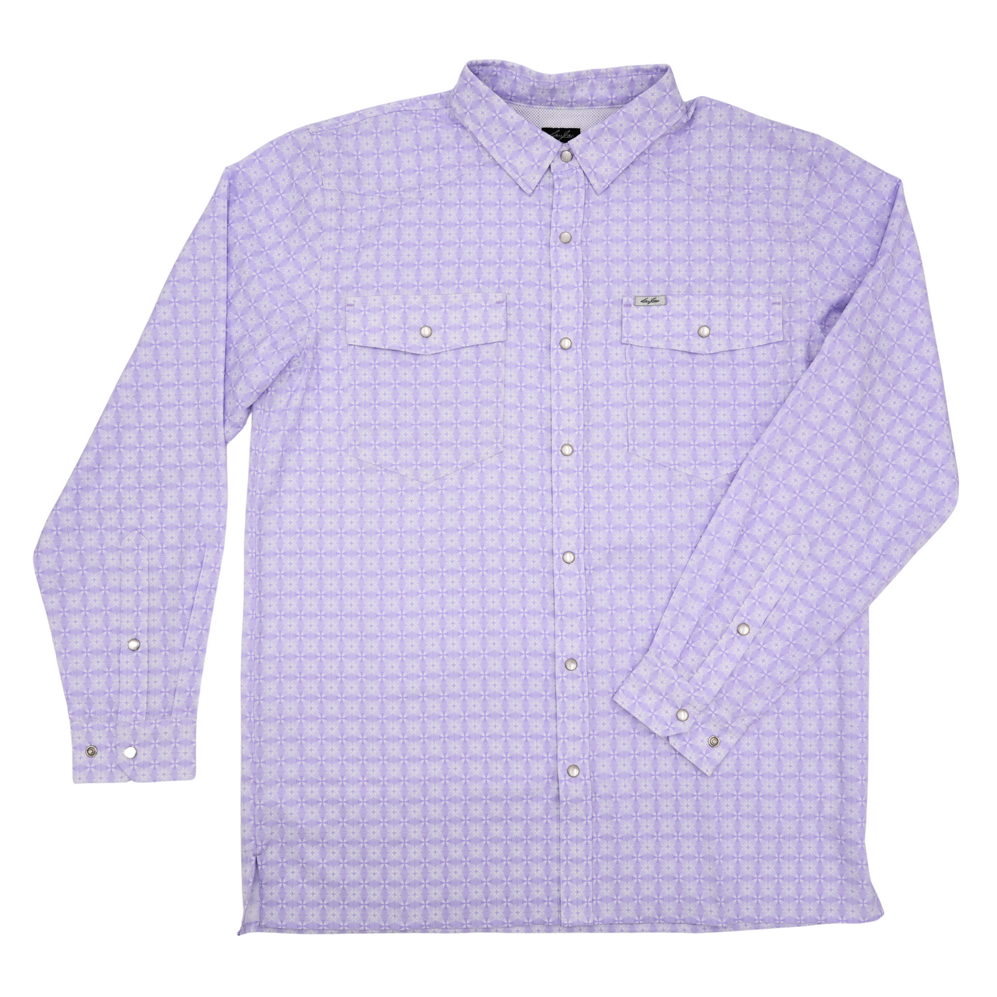 San Jac Youth Long Sleeve Performance Shirt - Lavender