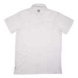 San Jac Men's Short Sleeve Performance Shirt - White