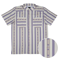 San Jac Men's Short Sleeve Performance Pearl Snap Shirt - The Alpine