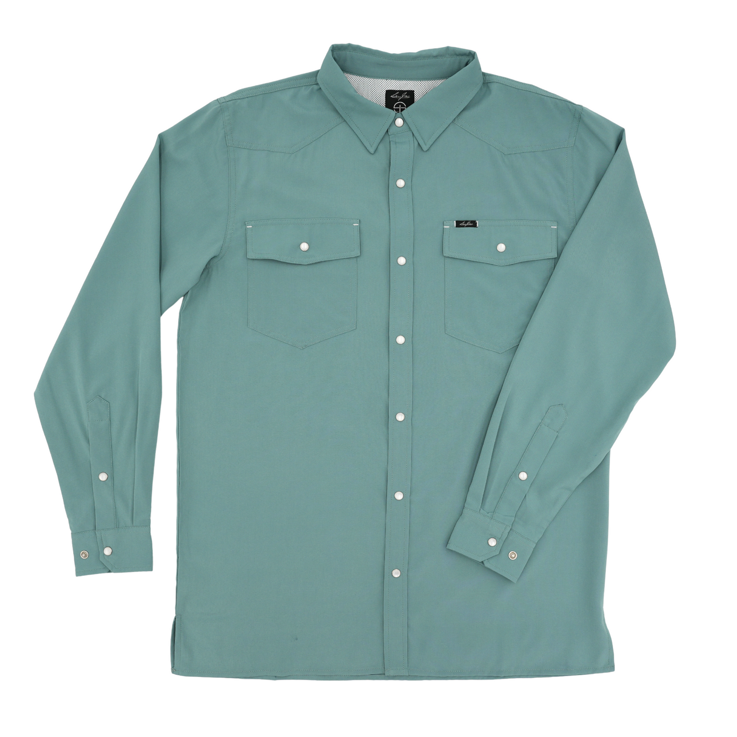 San Jac Men's Long Sleeve Performance Shirt - Mint