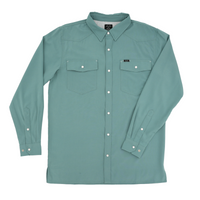 San Jac Men's Long Sleeve Performance Shirt - Mint