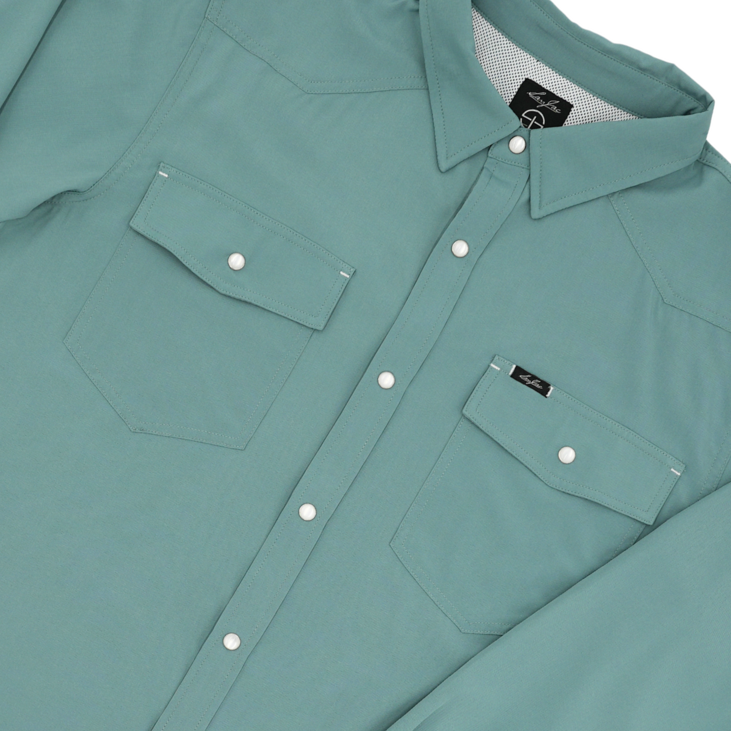 San Jac Men's Long Sleeve Performance Shirt - Mint
