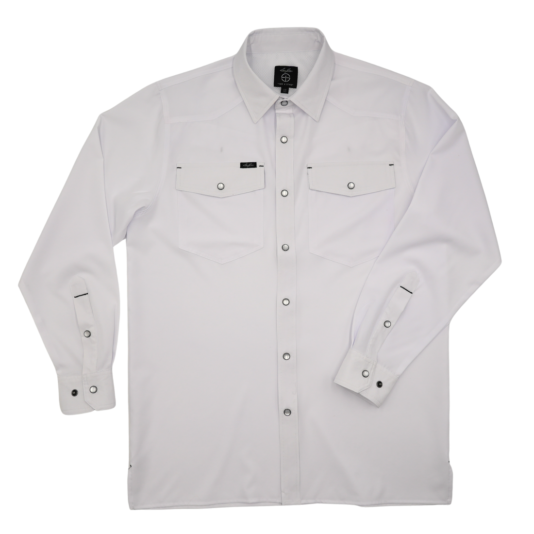 San Jac Men's Long Sleeve Performance Shirt White San Jac Outdoors
