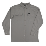San Jac Men's Long Sleeve Performance Shirt - Grey