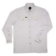 San Jac Youth Long Sleeve Performance Shirt - White