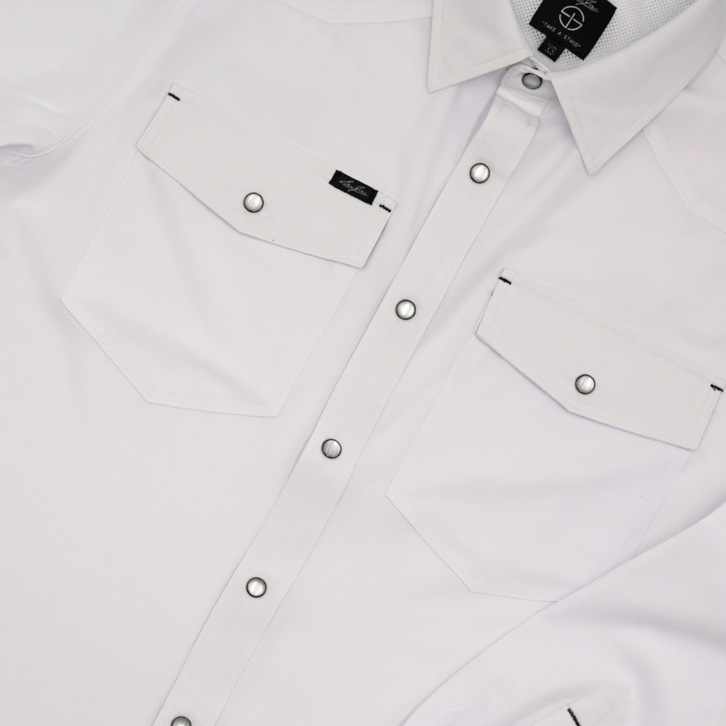 San Jac Men's Long Sleeve Performance Shirt - White