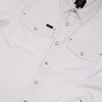 San Jac Men's Long Sleeve Performance Shirt - White