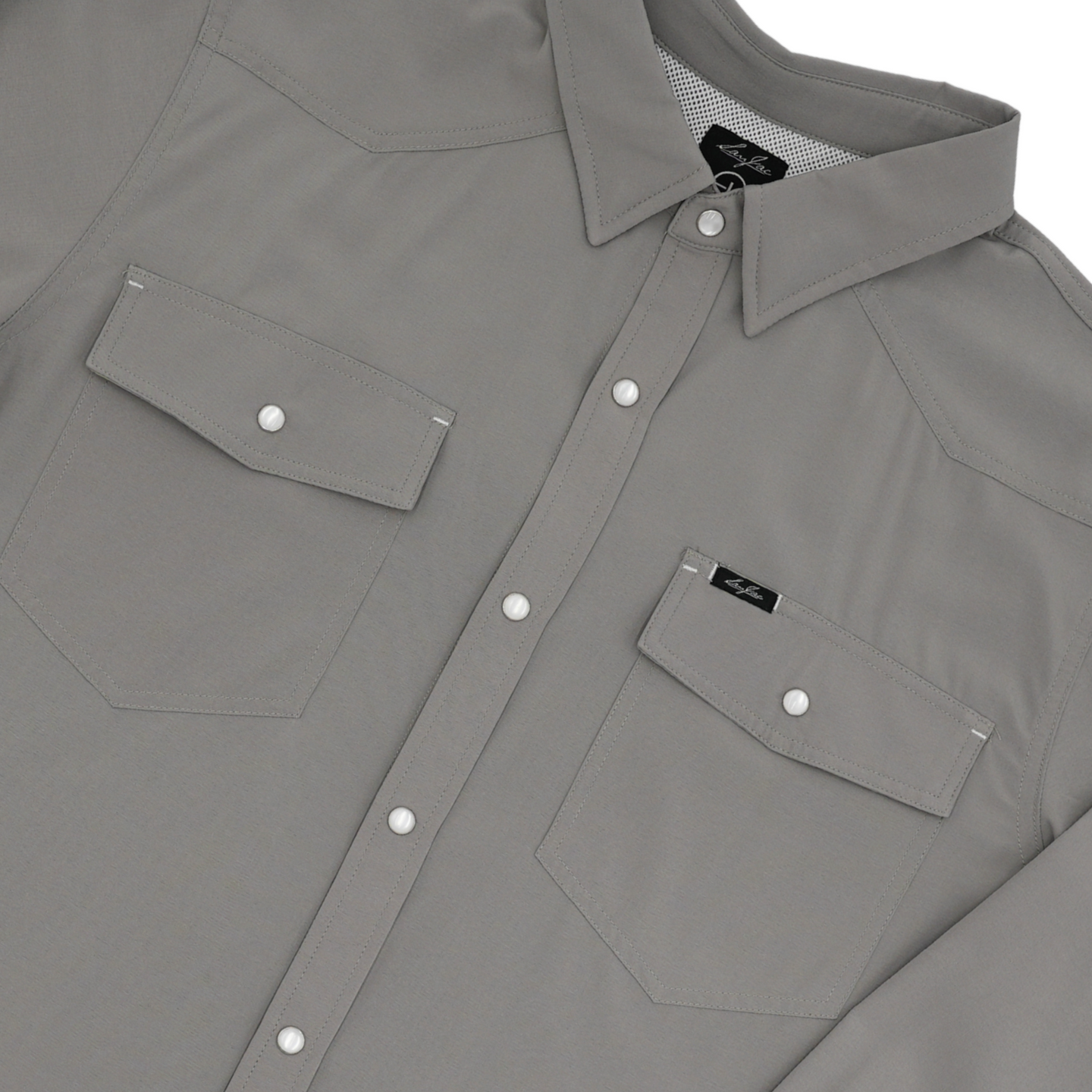 San Jac Men's Long Sleeve Performance Shirt - Grey