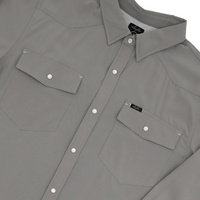 San Jac Men's Long Sleeve Performance Shirt - Grey